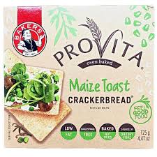 Bakers Provita Crackerbread Original Whaet Toast (CASE OF 12 x 125g)