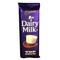 Cadbury Top Deck Bar (HEAT SENSITIVE ITEM - PLEASE ADD A THERMAL BOX TO YOUR ORDER TO PROTECT YOUR ITEMS (CASE OF 12 x 80g)