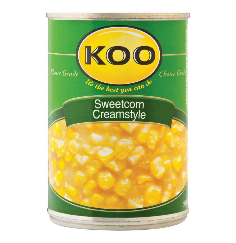 Koo Corn Sweetcorn Cream Style (Kosher) (CASE OF 12 x 415g)