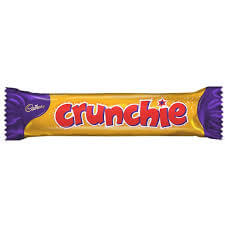 Cadbury Crunchie Bar Sa (HEAT SENSITIVE ITEM - PLEASE ADD A THERMAL BOX TO YOUR ORDER TO PROTECT YOUR ITEMS (CASE OF 40 x 40g)