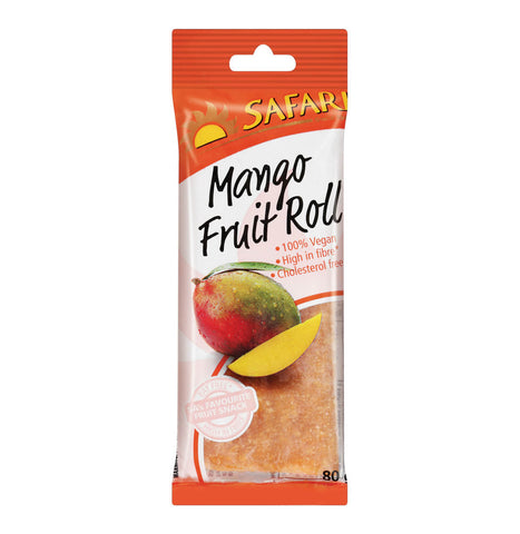 Safari Fruit Roll Mango (CASE OF 25 x 80g)