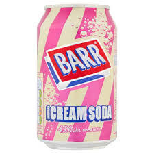 Barrs American Cream Soda (CASE OF 24 x 330ml)