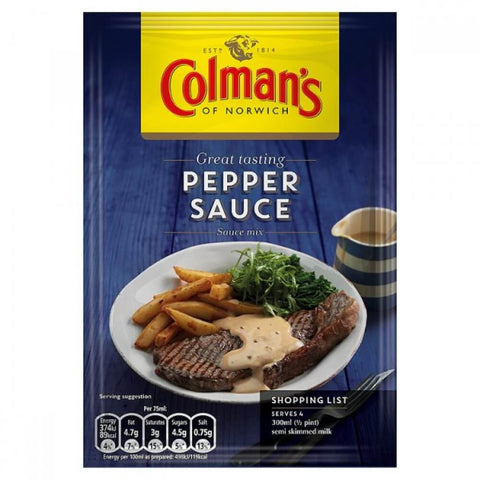 Colmans Seasoning Mix Pepper (CASE OF 10 x 40g)
