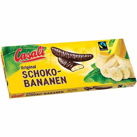 Casali Original Chocolate Covered Bananas (HEAT SENSITIVE ITEM - PLEASE ADD A THERMAL BOX TO YOUR ORDER TO PROTECT YOUR ITEMS (CASE OF 10 x 300g)