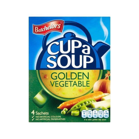 Batchelors Cup A Soup Golden Vegetable (Pack of 4) (CASE OF 9 x 82g)