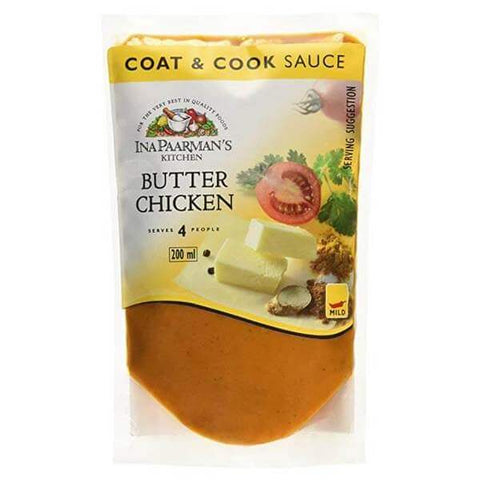 Ina Paarman Sauce - Butter Chicken Coat And Cook (CASE OF 12 x 200ml)