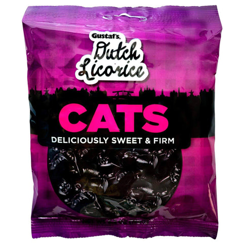 Gustafs Licorice Cats Deliciously Sweet And Firm (CASE OF 12 x 150g)