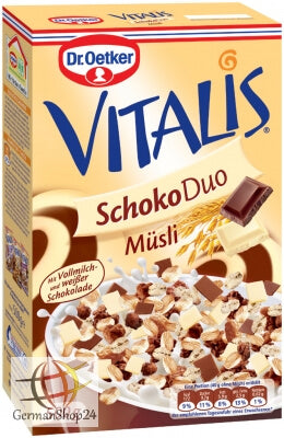 Dr Oetker Vitalis Chocolate Duo Muesli (CASE OF 7 x 500g)