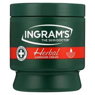 Ingrams Camphor Cream Herbal (CASE OF 6 x 450ml)