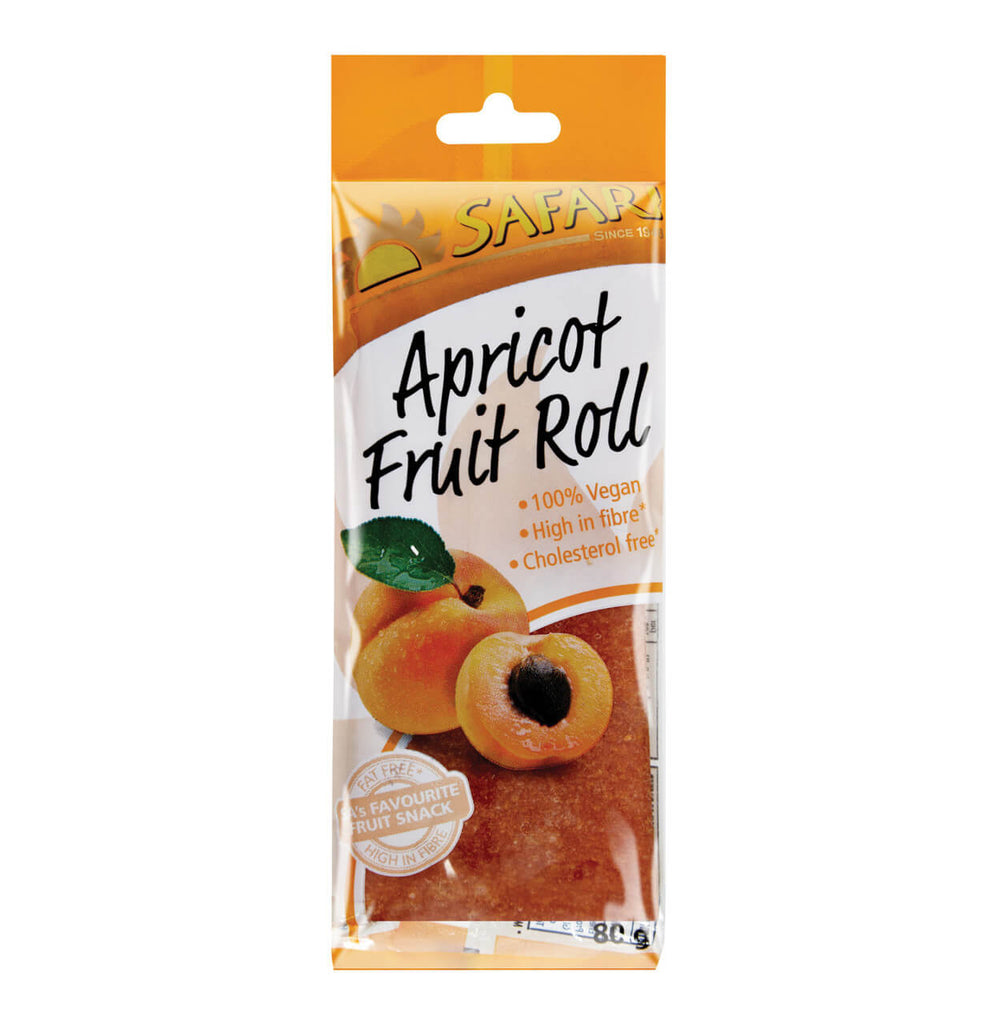 Safari Fruit Roll Apricot (CASE OF 25 x 80g)