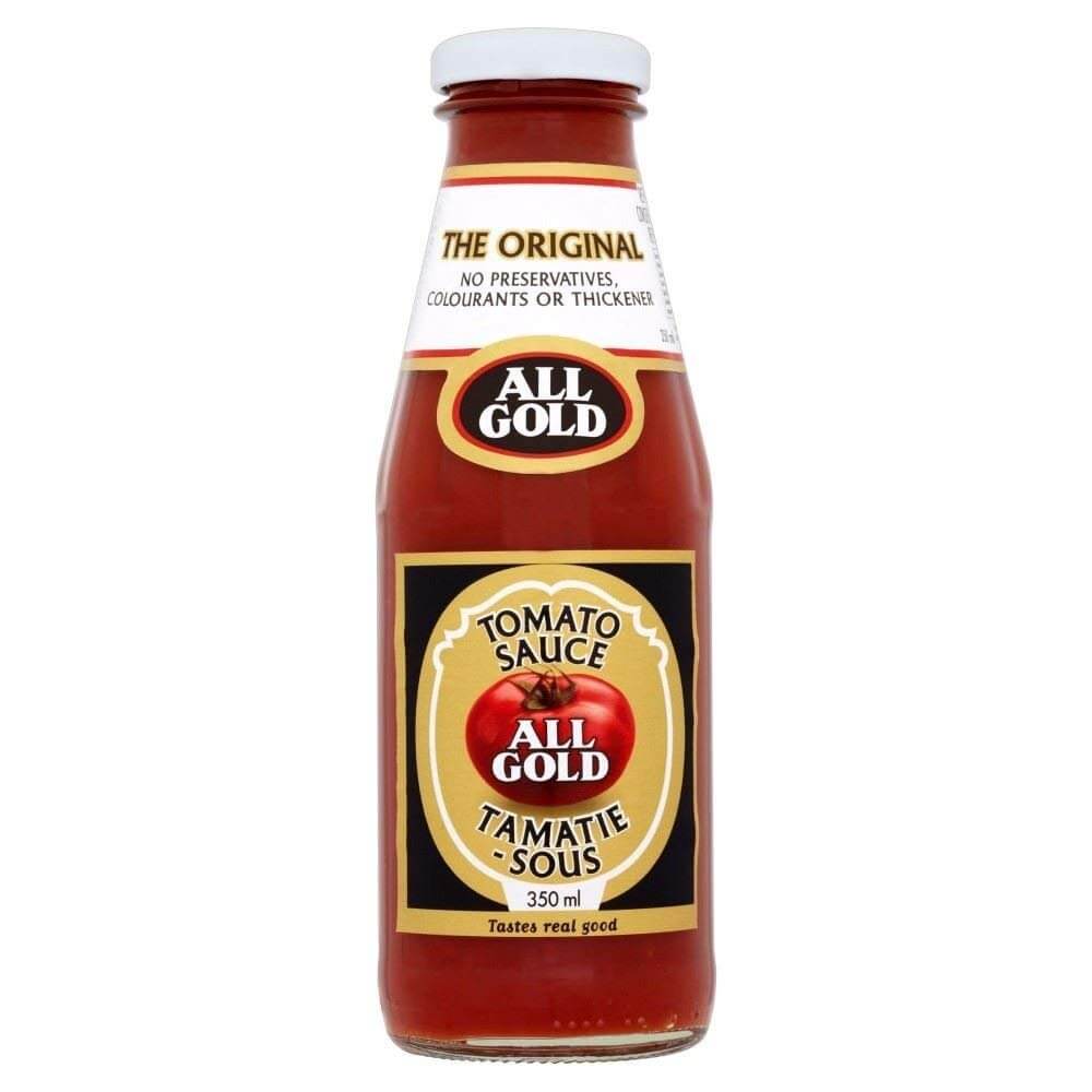All Gold Tomato Sauce Glass Bottle (Kosher) (CASE OF 6 x 350ml)