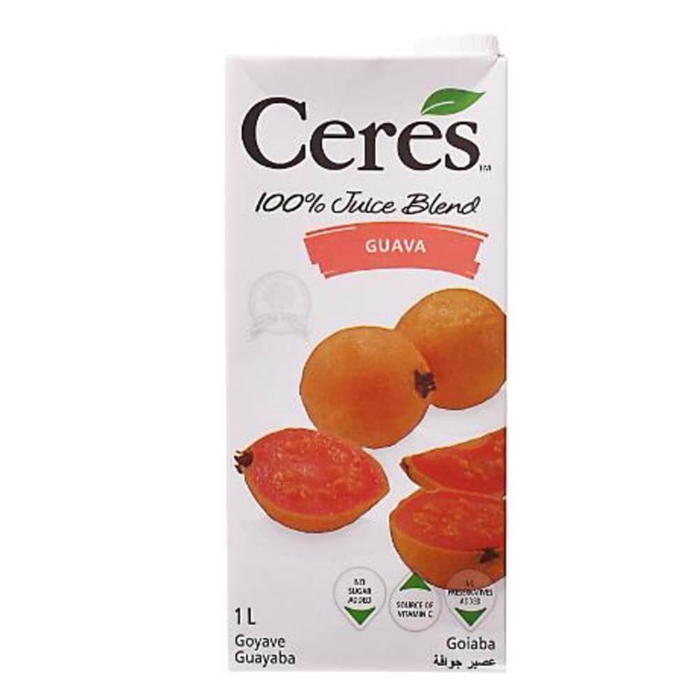 Ceres Guava Juice Carton (Kosher) (CASE OF 12 x 1L)