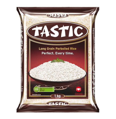 Tastic Rice Long Grain Parboiled Large Bag (Kosher) (CASE OF 5 x 1kg)