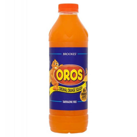 Brookes Oros Orange Squash (CASE OF 12 x 1L)