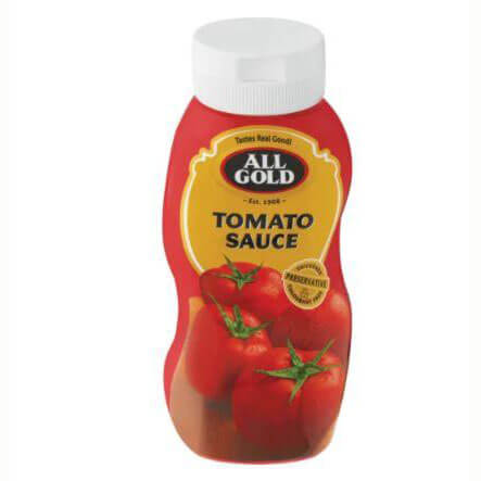 All Gold Tomato Sauce Squeeze Bottle (Kosher) (CASE OF 12 x 500ml)