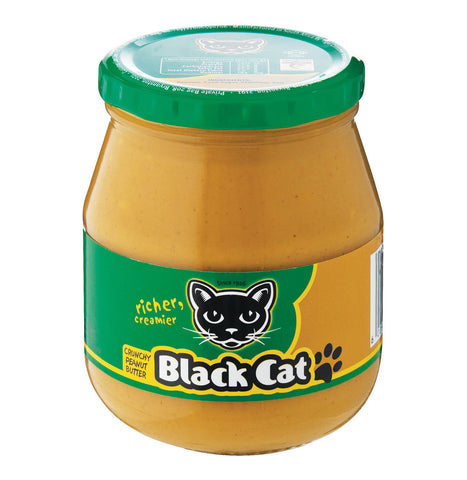 Black Cat Crunchy Peanut Butter Green Label (Kosher) (CASE OF 12 x 400g)