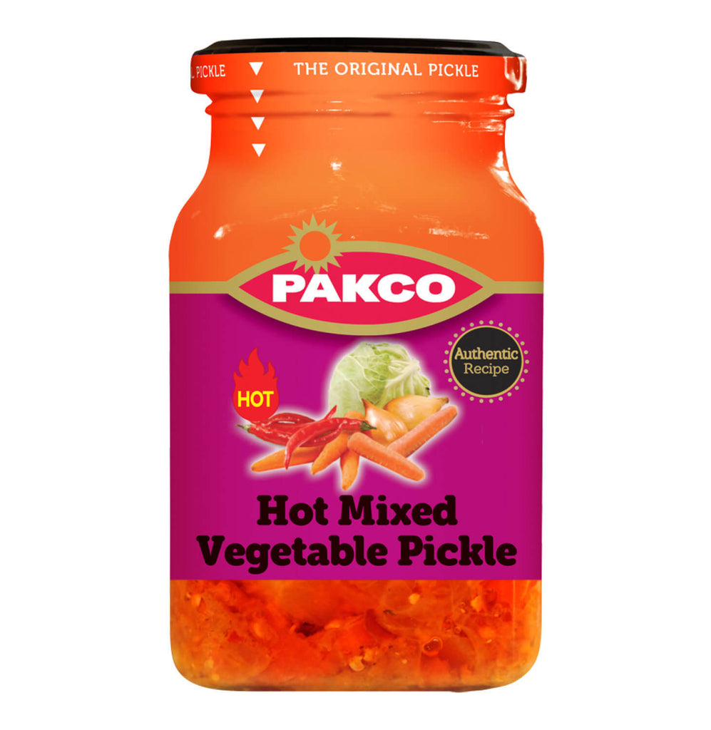 Pakco Pickles Hot Mixed Vegetable (CASE OF 6 x 385g)