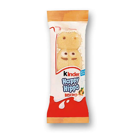 Ferrero Kinder Happy Hippo Biscuit (HEAT SENSITIVE ITEM - PLEASE ADD A THERMAL BOX TO YOUR ORDER TO PROTECT YOUR ITEMS (CASE OF 28 x 20.7g)