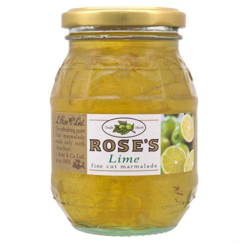 Roses Marmalade Lime Fine Cut (CASE OF 6 x 454g)