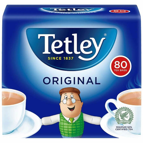 Tetley Original (Pack of 80 Round Teabags) (CASE OF 24 x 250g)