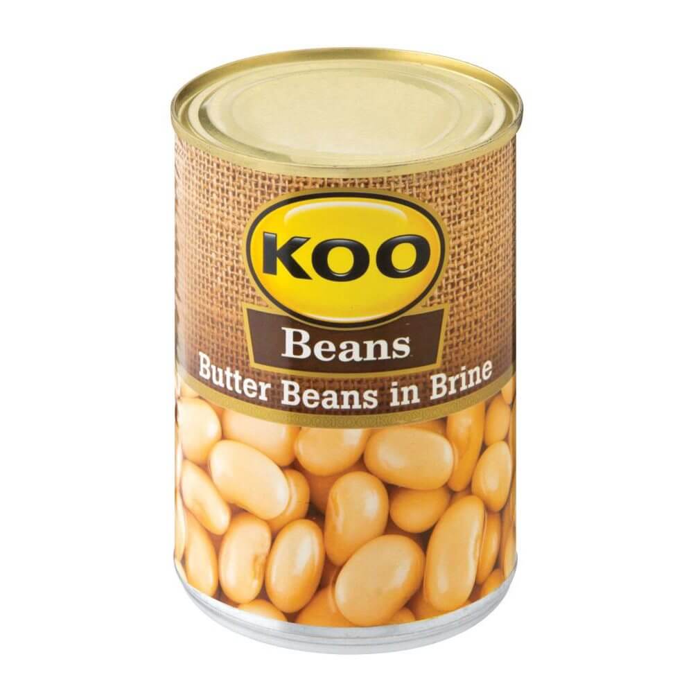 Koo Butter Beans in Brine (CASE OF 12 x 410g)