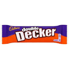 Cadbury Double Decker (HEAT SENSITIVE ITEM - PLEASE ADD A THERMAL BOX TO YOUR ORDER TO PROTECT YOUR ITEMS (CASE OF 48 x 54.5g)
