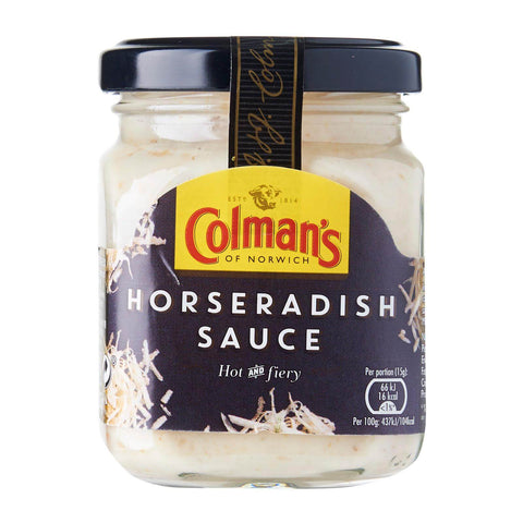 Colmans Horseradish Sauce Hot and Fiery (CASE OF 8 x 136g)