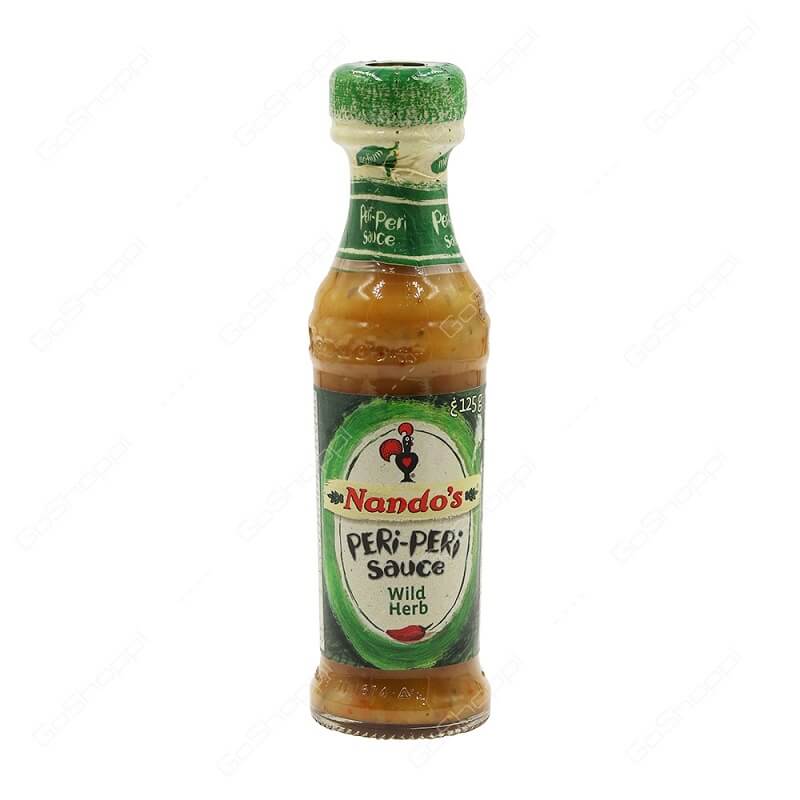 Nandos Wild Herb Peri Peri Sauce Small Bottle (Kosher) (CASE OF 6 x 125g)