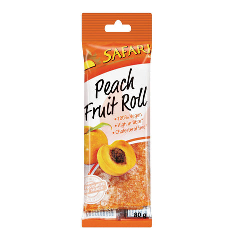 Safari Fruit Roll Peach (CASE OF 25 x 80g)