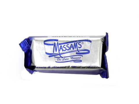 Massams Nougat Honey Almond Bar (Kosher) (CASE OF 48 x 25g)