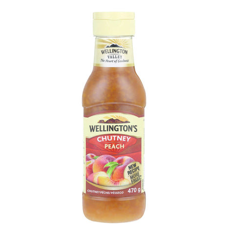 Wellingtons Chutney Peach Squeezy Bottle (Kosher) (CASE OF 12 x 470ml)