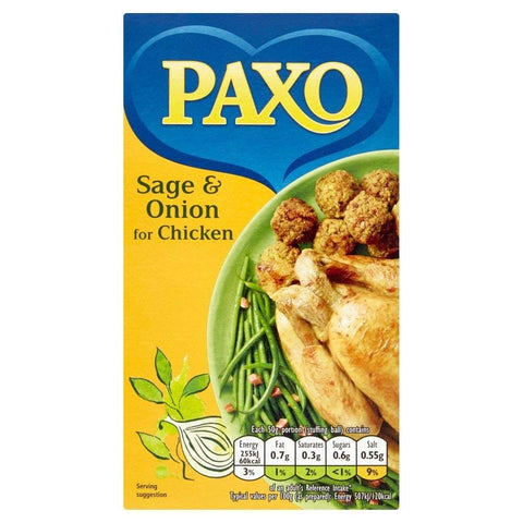 Paxo Stuffing Sage and Onion for Chicken (CASE OF 12 x 85g)