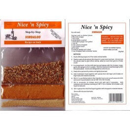 Nice n Spicy Vindaloo Spice Mix (CASE OF 20 x 25g)