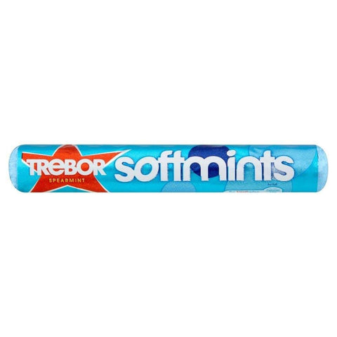 Trebor Mints Spearmint Soft Mints Roll (CASE OF 40 x 40g)