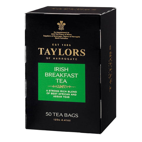 Taylors of Harrogate Irish Breakfast (Pack of 50 Tea Bags) (CASE OF 6 x 125g)