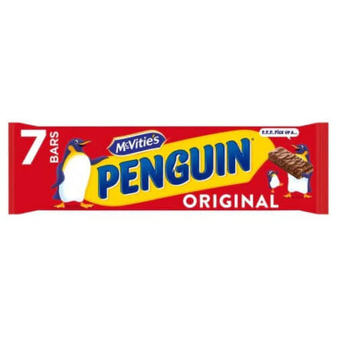 McVities Penguin Biscuits (Pack of Seven) (CASE OF 36 x 172.2g)
