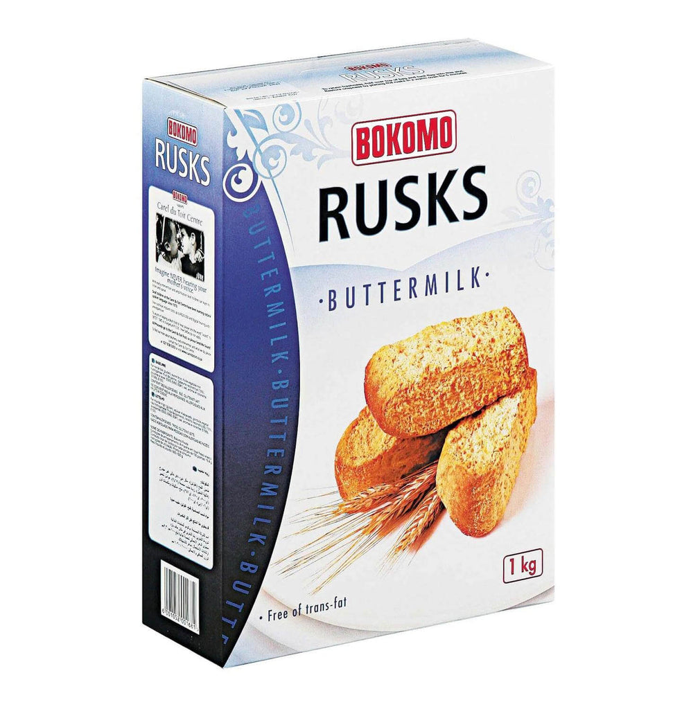 Bokomo Buttermilk Rusks Traditional Cut (Kosher) (CASE OF 12 x 500g)