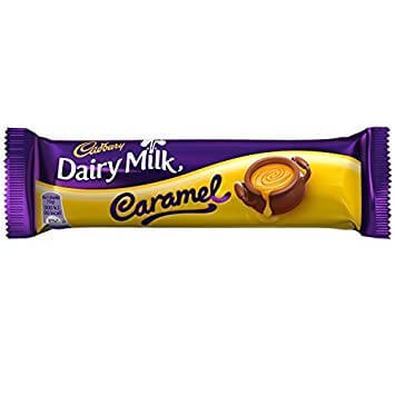 Cadbury Dairy Milk Caramel Caramel HEAT SENSITIVE ITEM. PLEASE ADD ITEM 122942 TO THE ORDER TO TRY TO PROTECT CHOCOLATES FROM HEAT DAMAGE. (CASE OF 48 x 45g)