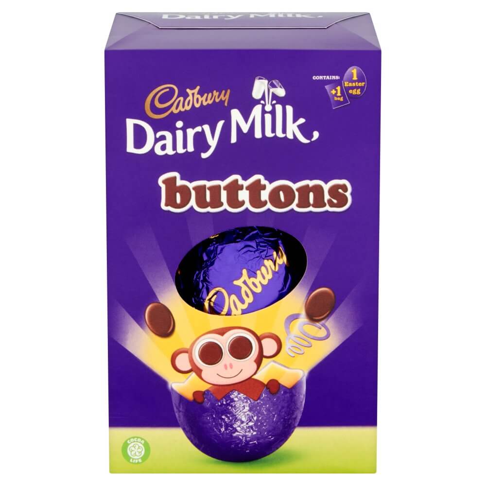 Cadbury Easter Egg Buttons Small (CASE OF 12 x 98g)