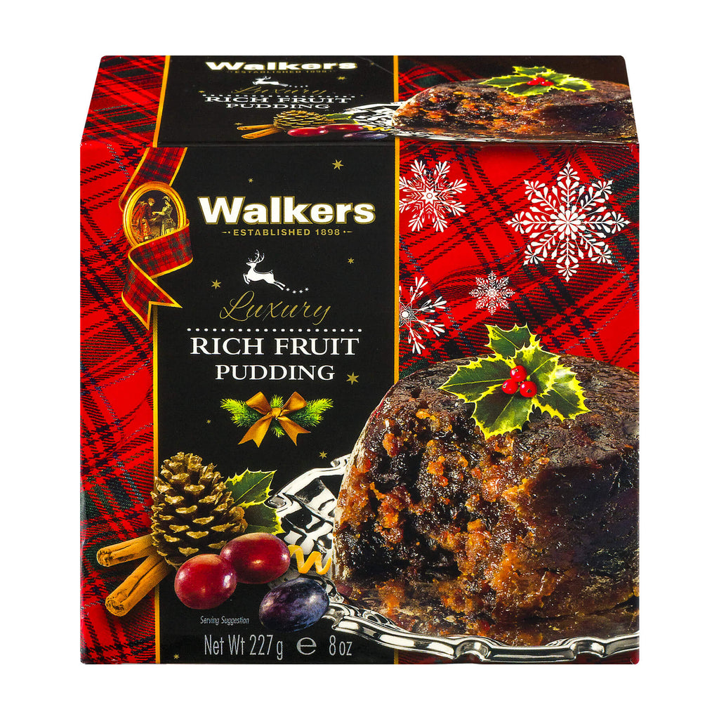 Walkers Christmas Pudding Rich Fruit Pudding (Plum Pudding) (CASE OF 6 x 227g)