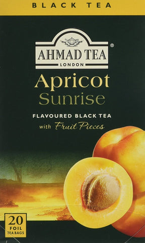 Ahmad Apricot Sunrise Tea (Pack of 20 Tea Bags) (CASE OF 6 x 40g)