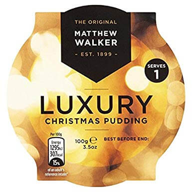 Matthew Walker Christmas Pudding Luxury (CASE OF 36 x 100g)