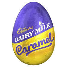 Cadbury Easter Egg Caramel Single (CASE OF 48 x 40g)