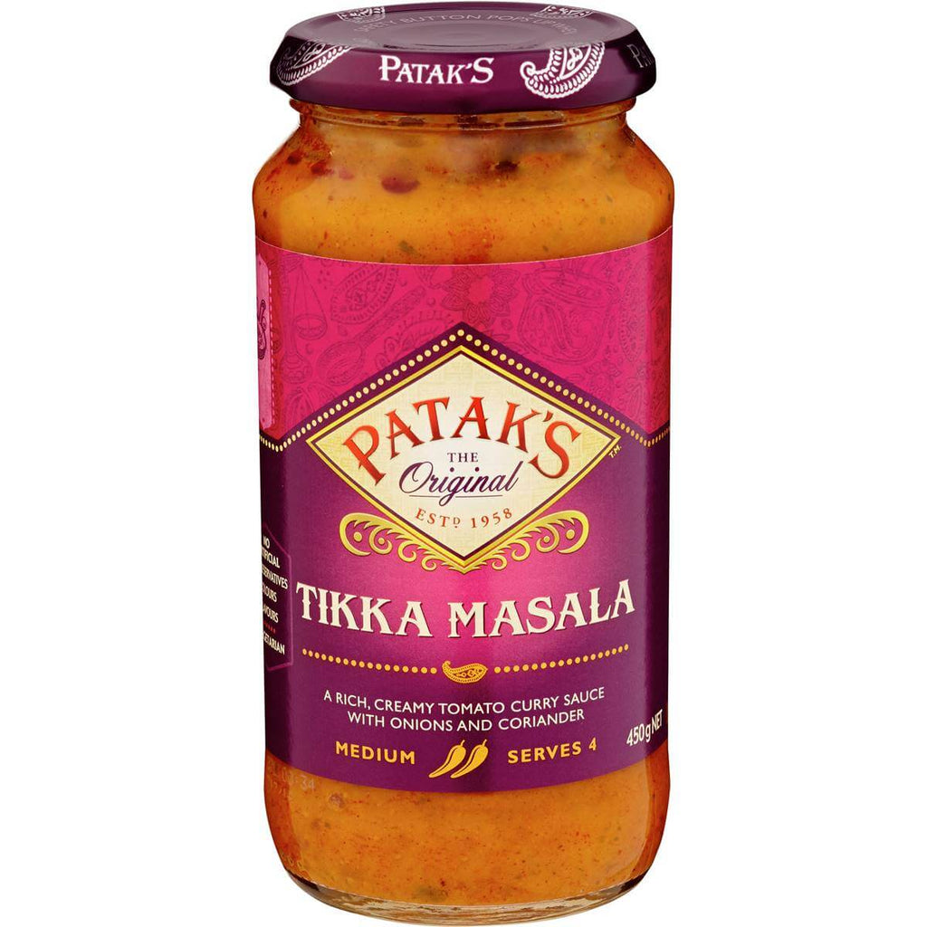 Pataks Tikka Masala Curry Sauce (CASE OF 6 x 450g)