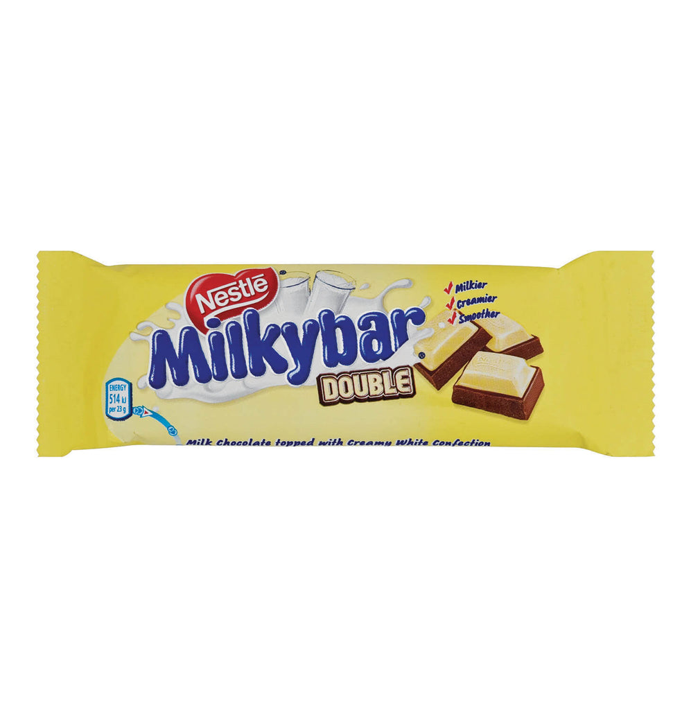 Nestle Milkybar Double (Kosher) (HEAT SENSITIVE ITEM - PLEASE ADD A THERMAL BOX TO YOUR ORDER TO PROTECT YOUR ITEMS (CASE OF 24 x 80g)