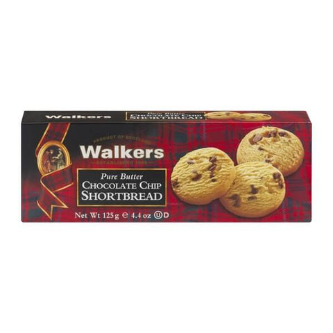 Walkers Chocolate Chip Shortbread (CASE OF 12 x 125g)