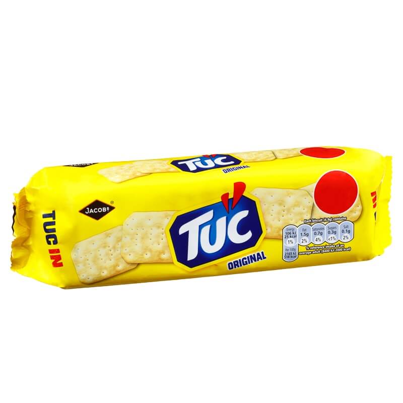 Jacobs Tuc Crackers Original (CASE OF 24 x 100g)