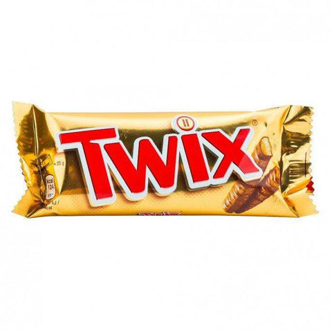 Mars Twix Bar (HEAT SENSITIVE ITEM - PLEASE ADD A THERMAL BOX TO YOUR ORDER TO PROTECT YOUR ITEMS (CASE OF 32 x 50g)