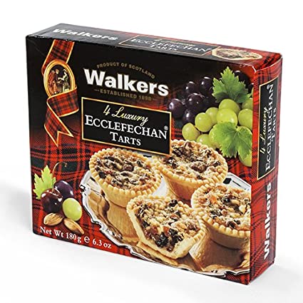 Walkers Ecclefechan Tarts (Pack of Four Tarts) (CASE OF 12 x 180g)