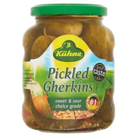 Kuehne Pickled Gherkins (CASE OF 10 x 330g)